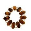 Bracelet or et oeil de tigre
