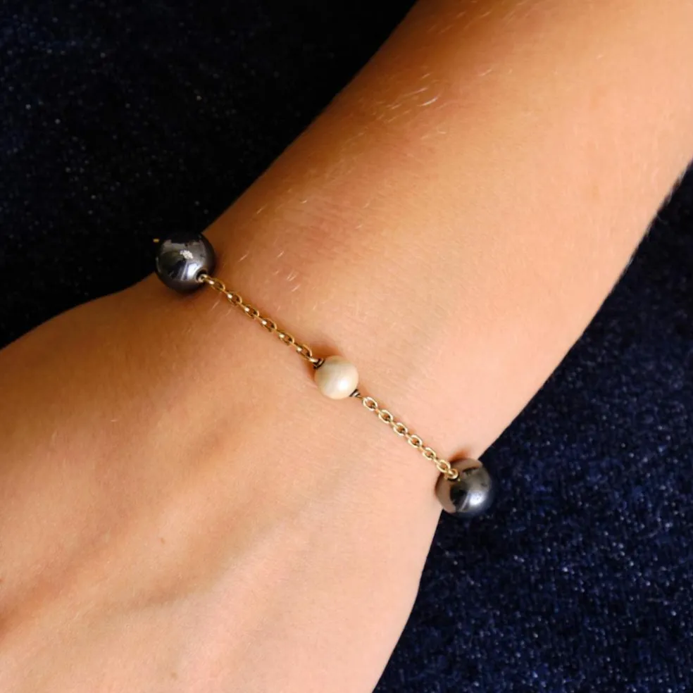Bracelet or et perles