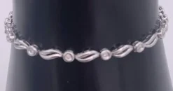 Bracelet Or Gris et diamants