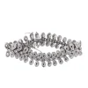 BRACELET OR GRIS 14K DIAMANTS