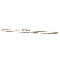 Bracelet or jaune 18 carats sertie de diamants