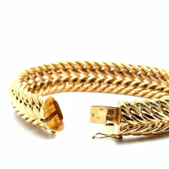 bracelet or jaune - Maille américaine