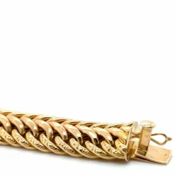 bracelet or jaune - Maille américaine