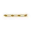 Bracelet or jaune à maillons