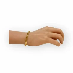 Bracelet or jaune à maillons