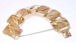 Bracelet or jaune Années 70