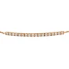 Bracelet or jaune barrette diamants