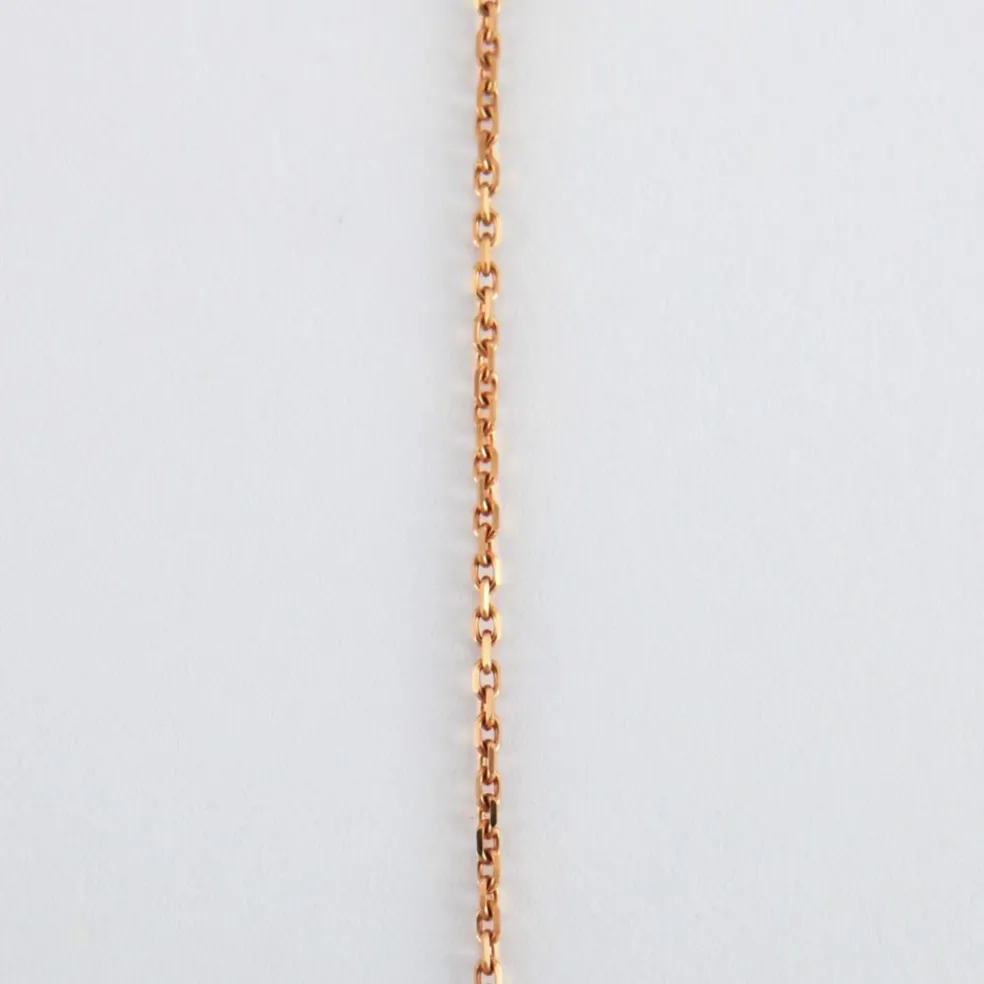 Bracelet or jaune barrette diamants