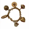 Bracelet or jaune Breloques