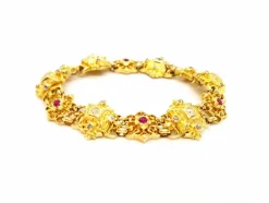 Bracelet Or jaune Diamant, Rubis