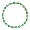 Bracelet Or jaune Emeraude