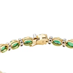 Bracelet Or jaune Emeraude