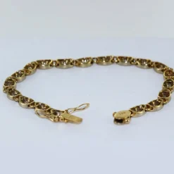 Bracelet or jaune et diamants