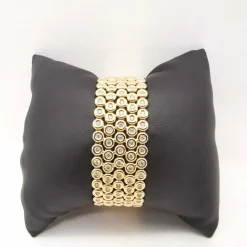 Bracelet or jaune et diamants