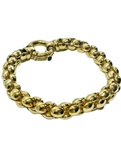 Bracelet Or Jaune et Saphir