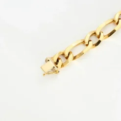 Bracelet Or Jaune Gourmette Souple