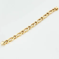 Bracelet Or Jaune Gourmette Souple