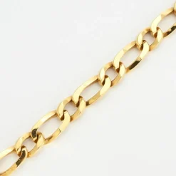 Bracelet Or Jaune Gourmette Souple