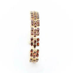 Bracelet Or jaune Grenat