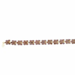 Bracelet Or jaune Grenat