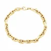 Bracelet or jaune grosse maille