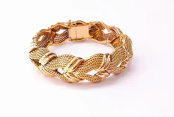 Bracelet or jaune 18K Années 60