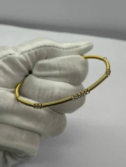 Bracelet or jaune 18K et diamants