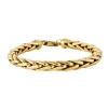 Bracelet or jaune maille palmier
