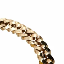 Bracelet or jaune maille forçat