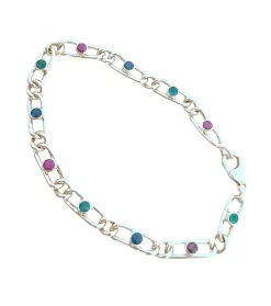 Bracelet or jaune émeraudes rubis saphirs