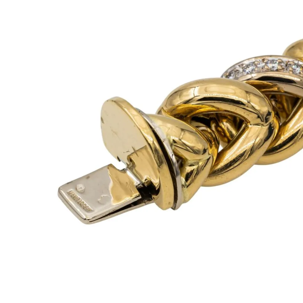 Bracelet Or jaune, Or blanc Diamant