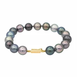 Bracelet Or jaune Perle de tahiti