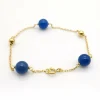 Bracelet or jaune perles