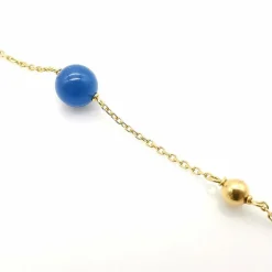 Bracelet or jaune perles