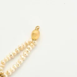 Bracelet or jaune perles baroques