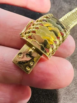 Bracelet or jaune époque 1950