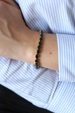 Bracelet Or jaune Saphir