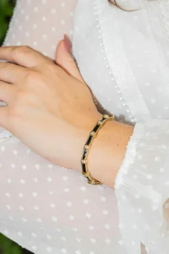 Bracelet Or jaune Saphir