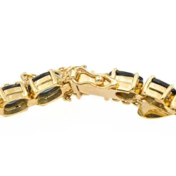 Bracelet Or jaune Saphir
