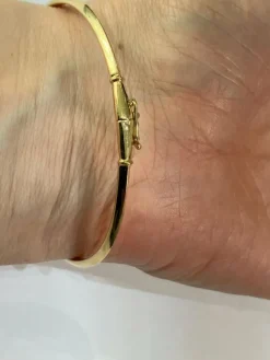 Bracelet or jaune saphir diamants