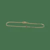 Bracelet or jaune serti d'un diamant