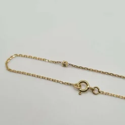 Bracelet or jaune serti d'un diamant