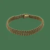 Bracelet or maille américaine