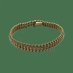 Bracelet or maille américaine