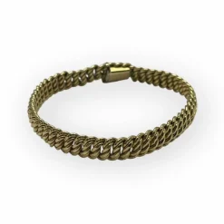 Bracelet or maille américaine