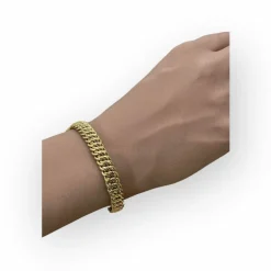 Bracelet or maille américaine