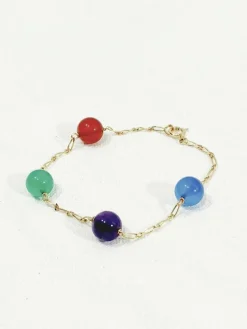 Bracelet Or Perles Fantaisie