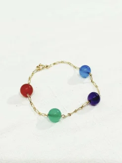 Bracelet Or Perles Fantaisie