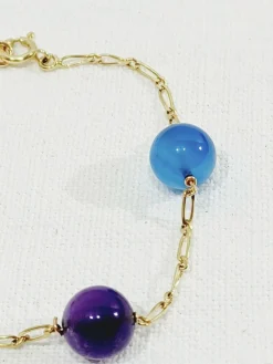 Bracelet Or Perles Fantaisie