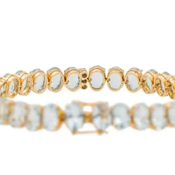 Bracelet Or rose Aigue Marine